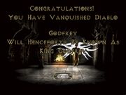 Gaining a new character title (Diablo II)