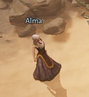 Alma in the Windswept Sands