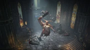 The reanimated butcher in Tristram Cathedral