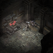 All three Blood Stones placed on Piedestal of Blood