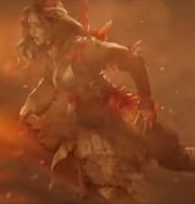 A human being transformed into a Shardborne