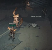 The Destinator frees the Subterran Porter