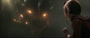 Azmodan confronts Diablo (through Leah) in a vision