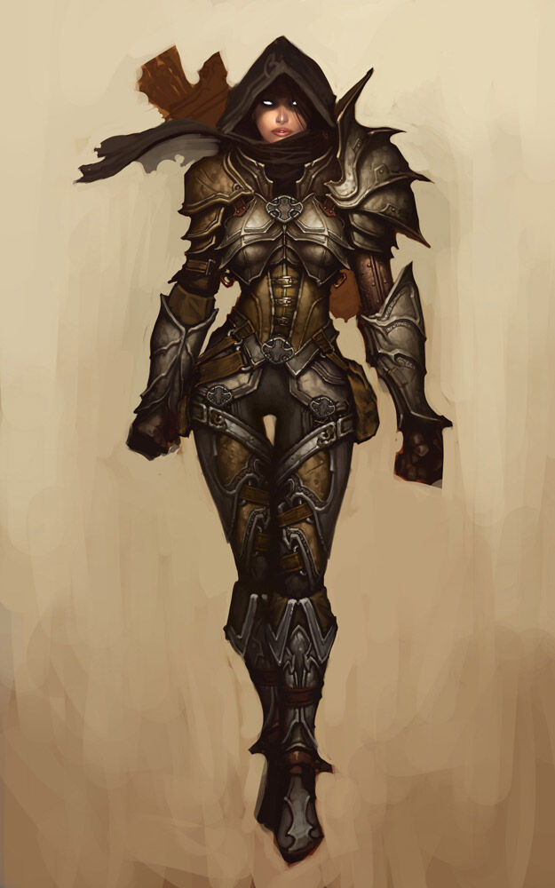 female demon hunter diablo 3 armor