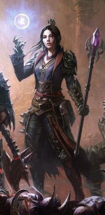 diablo 3 wizard female wallpaper