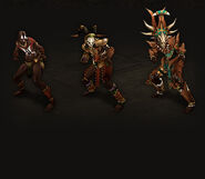 Male Witch Doctor armor progression.