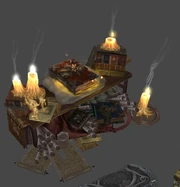 Book of Cain model close-up