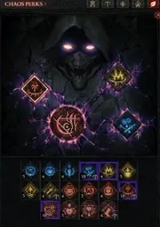 Chaos Perks interface