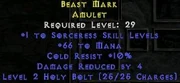 A rare item with the  charged skill.