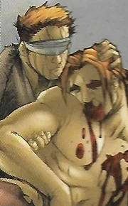 Grey cradles his brother's body