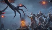 Tassi,  and , as Bitter Hearth is attacked by demons