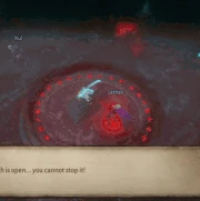 Asylla's spirit is raised, and through it, a breach to the Unformed Land is opened