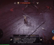 Baal summons numerous flesh thorns and tentacles