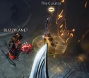 The Curator is first encountered