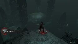  overlooks the Black Lake