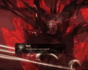 Baal shatters his bindings, and Tyrael is flung away by the backlash