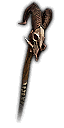 Bone staff. Шаманский посох. Посох Велеса. Посох с черепом арт. Посох с черепом арт фэнтези.