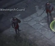 The Westmarch Guard as seen in early versions of Diablo Immortal