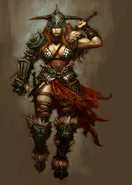 Female Barbarian.jpg (111 КБ) Полностью экипированная варвар женщина