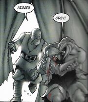 Azgar sees the results of his rampage