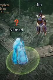 Jin summons Namari