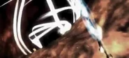 the sword falling into an abyss of fire, when Baal (as Tal Rasha) disarms Tyrael using one of his tentacles after Marius frees him