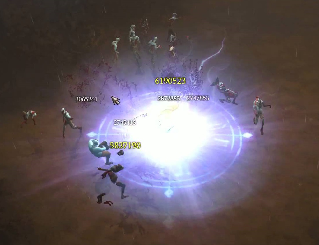 diablo 3 sweep attack or blessed hammer