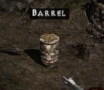 Stone barrel in Act V