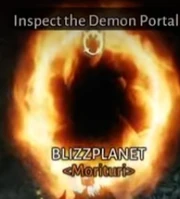 A temporary Hell Portal