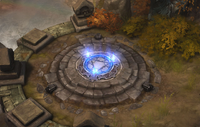 A waypoint in Diablo III