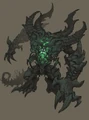 Early concept art of Diablo in Diablo III.