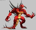 Concept art of Diablo from Diablo II.