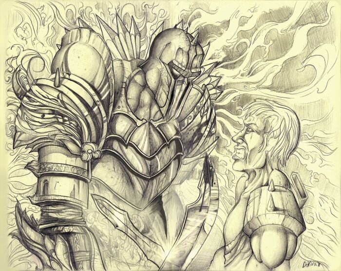 Uldyssian Defeats Inarius by Umpa.jpg
