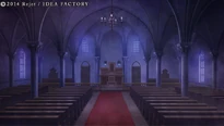 Inside of church (nighttime) (教会内)