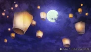 Night Sky with Lanterns ( )