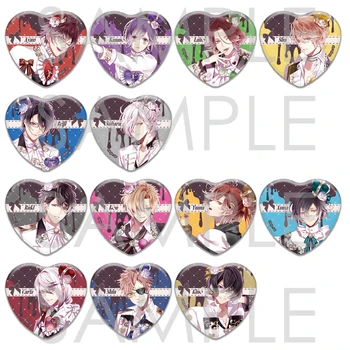 Vampire Heart♥cake Glitter Heart Can Badge
