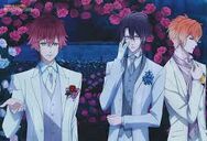 ayato , reiji y shu preparados para la boda