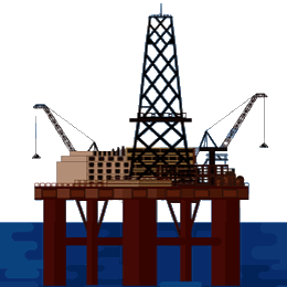 clipart oil platform