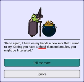 Witch potion Blood diamond