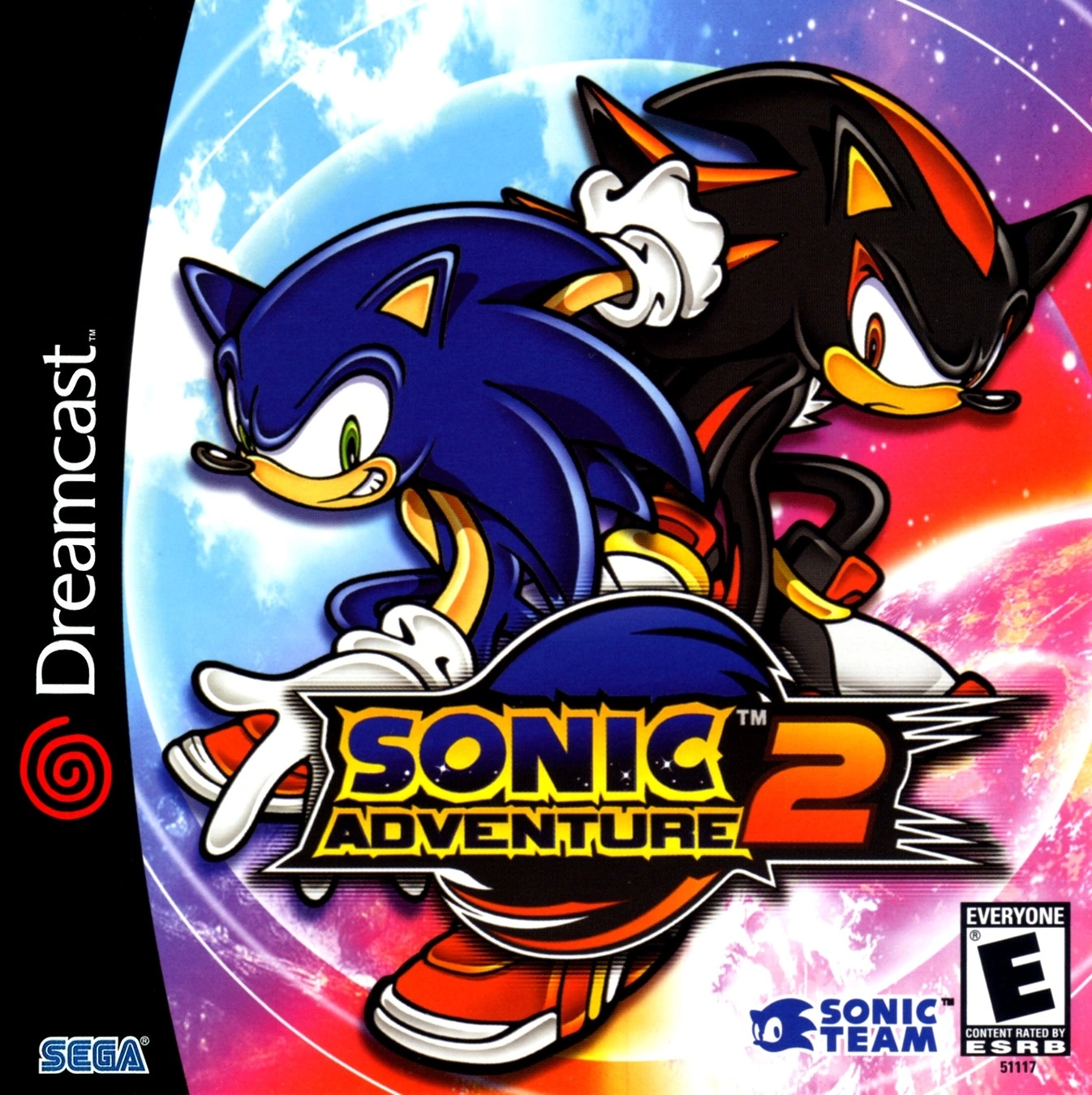 Dreamcast VS GameCube Sonic Adventure. Both running in progressive