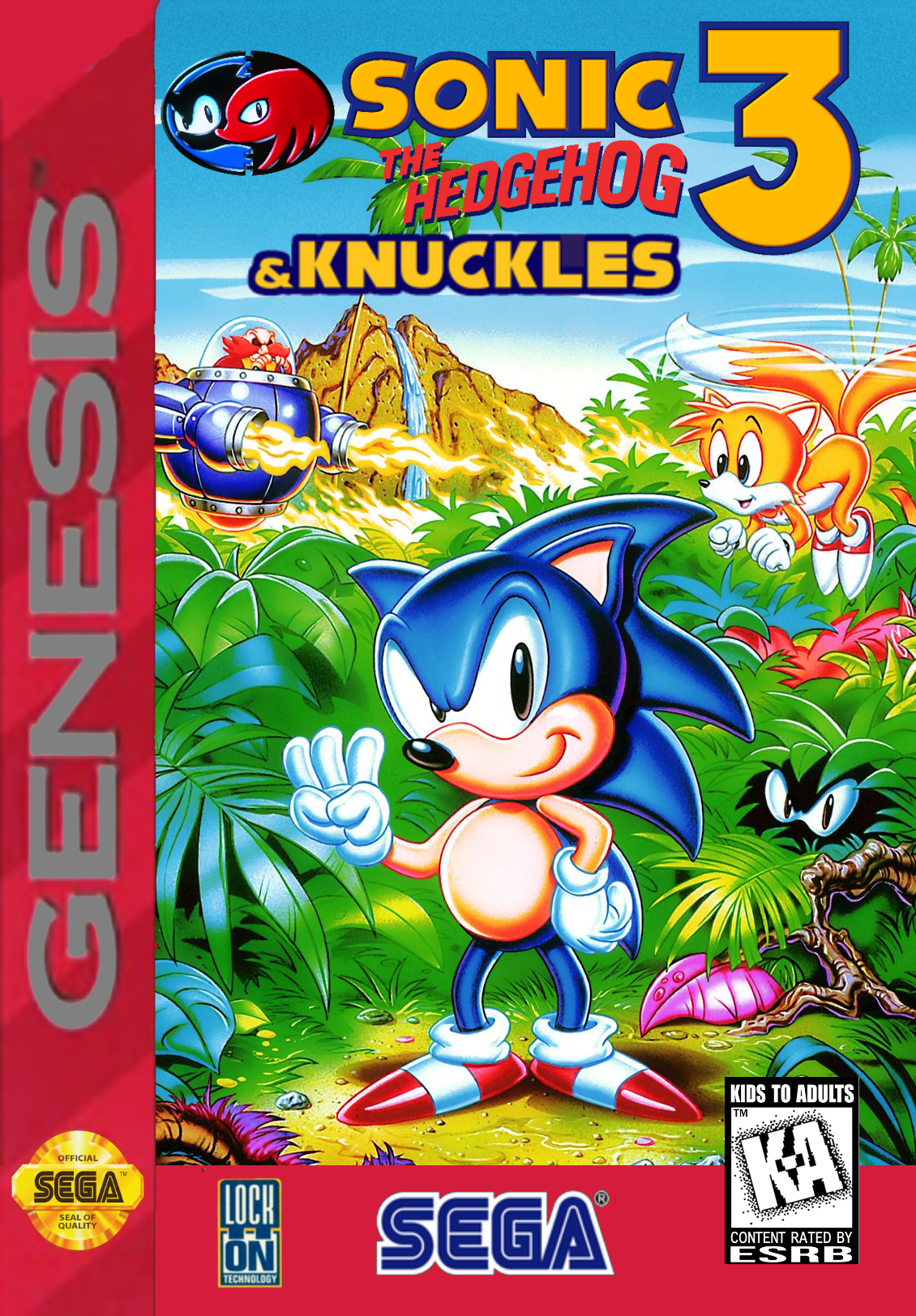 Sonic the Hedgehog 3 (Sega Genesis) Official Artwork