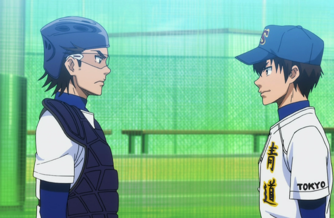 Sawamura Eijun and Miyuki Kazuya [Based on Diamond no Ace Act 2