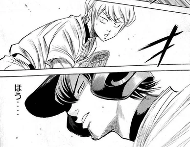 Tōjō's throw sparks his career as Center fielder, noticed by Isashiki