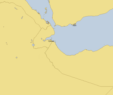 A map of the western Gulf of Aden