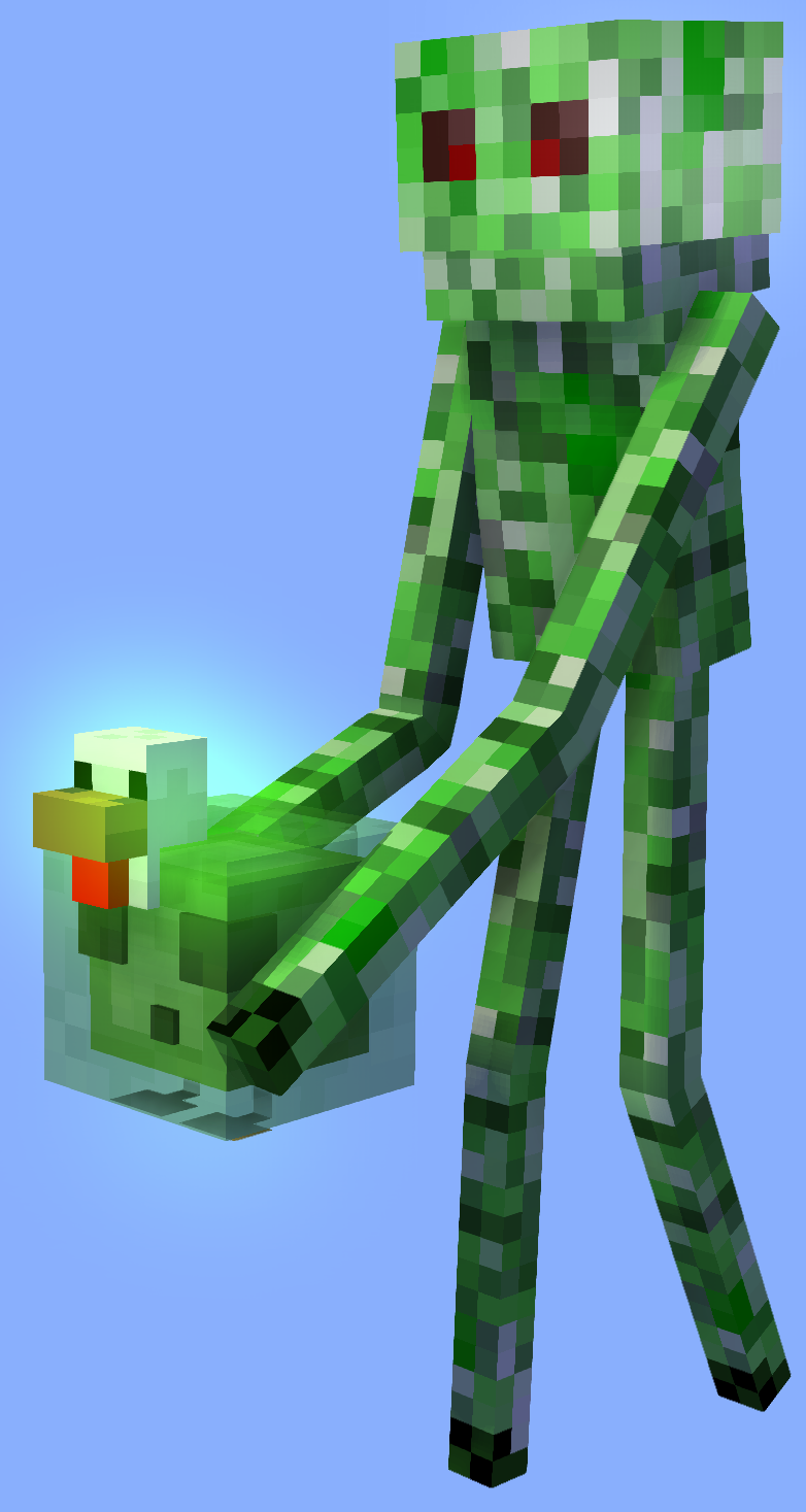 the real origin of the creeper and the enderman