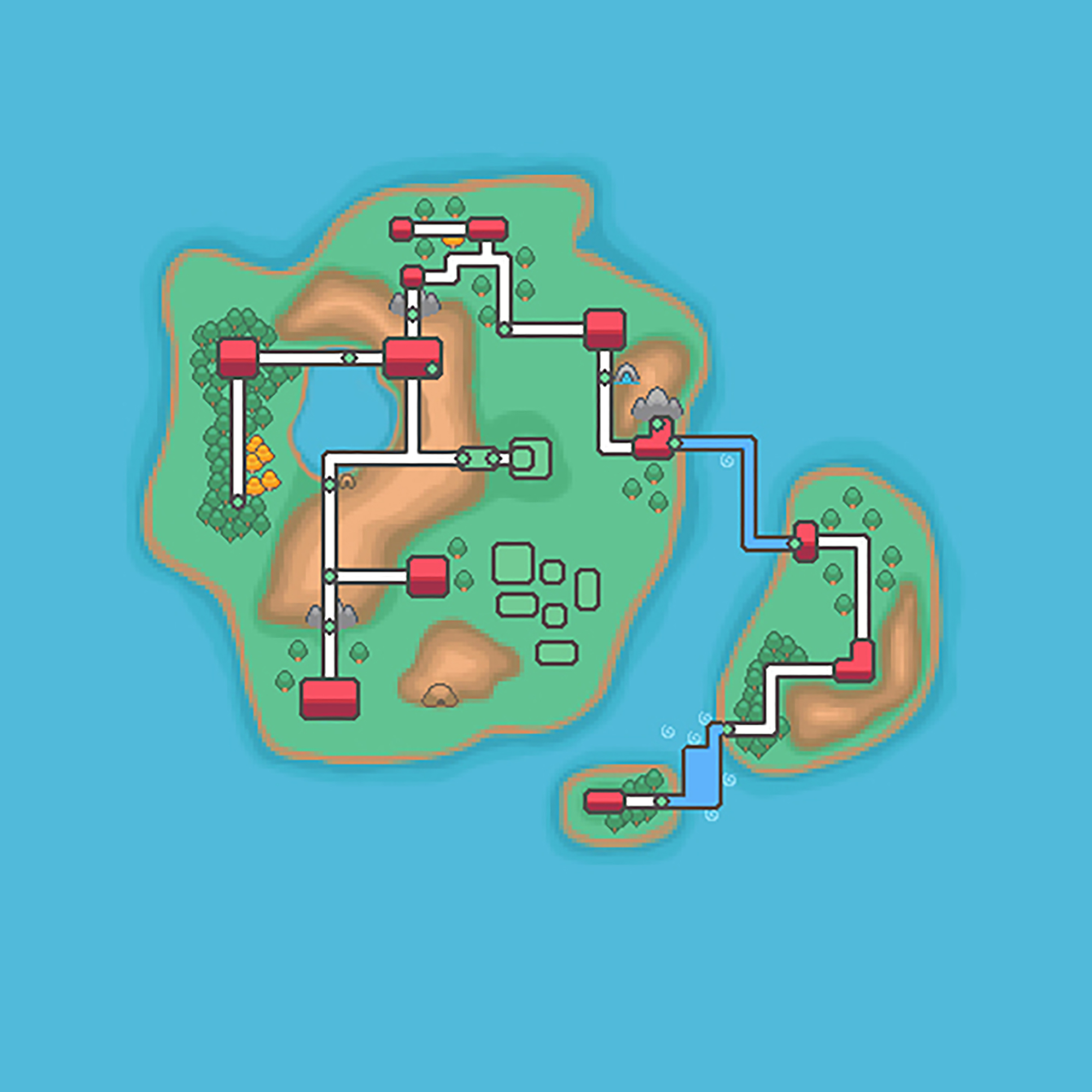 World Map for Pokemon MMO/Tabletop Concept : r/pokemon