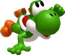 Yoshi in Mario Party.