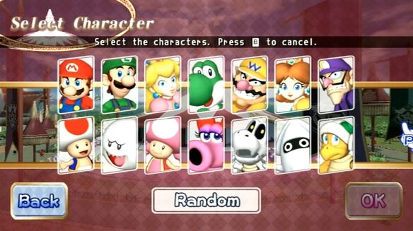 mario party 8 character list