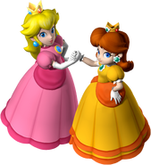 Princess Peach and Princess Daisy - Mario Party 7