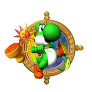 Yoshi in Mario Party 6.